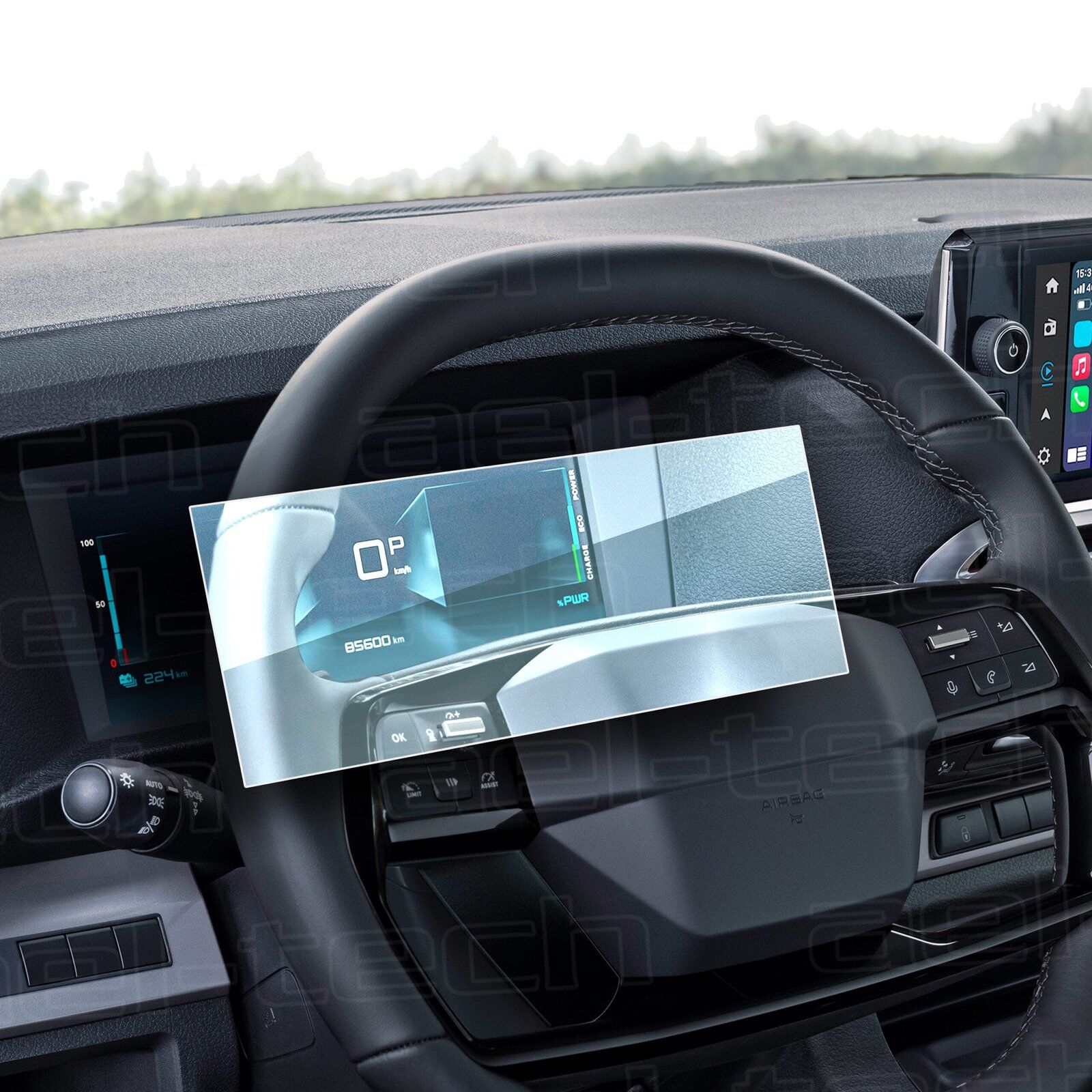 Citroen Jumpy Dijital Gösterge Uyumlu Nano Ekran Koruyucu 2024-2025